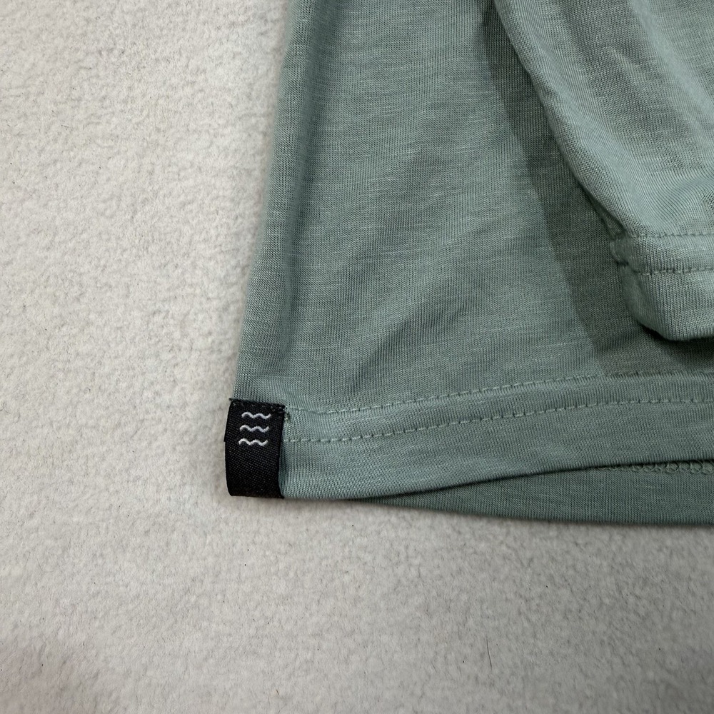 Free Fly Bamboo Shade Long Sleeve Shirt Men's Size Large Green Performance - Picture 5 of 7